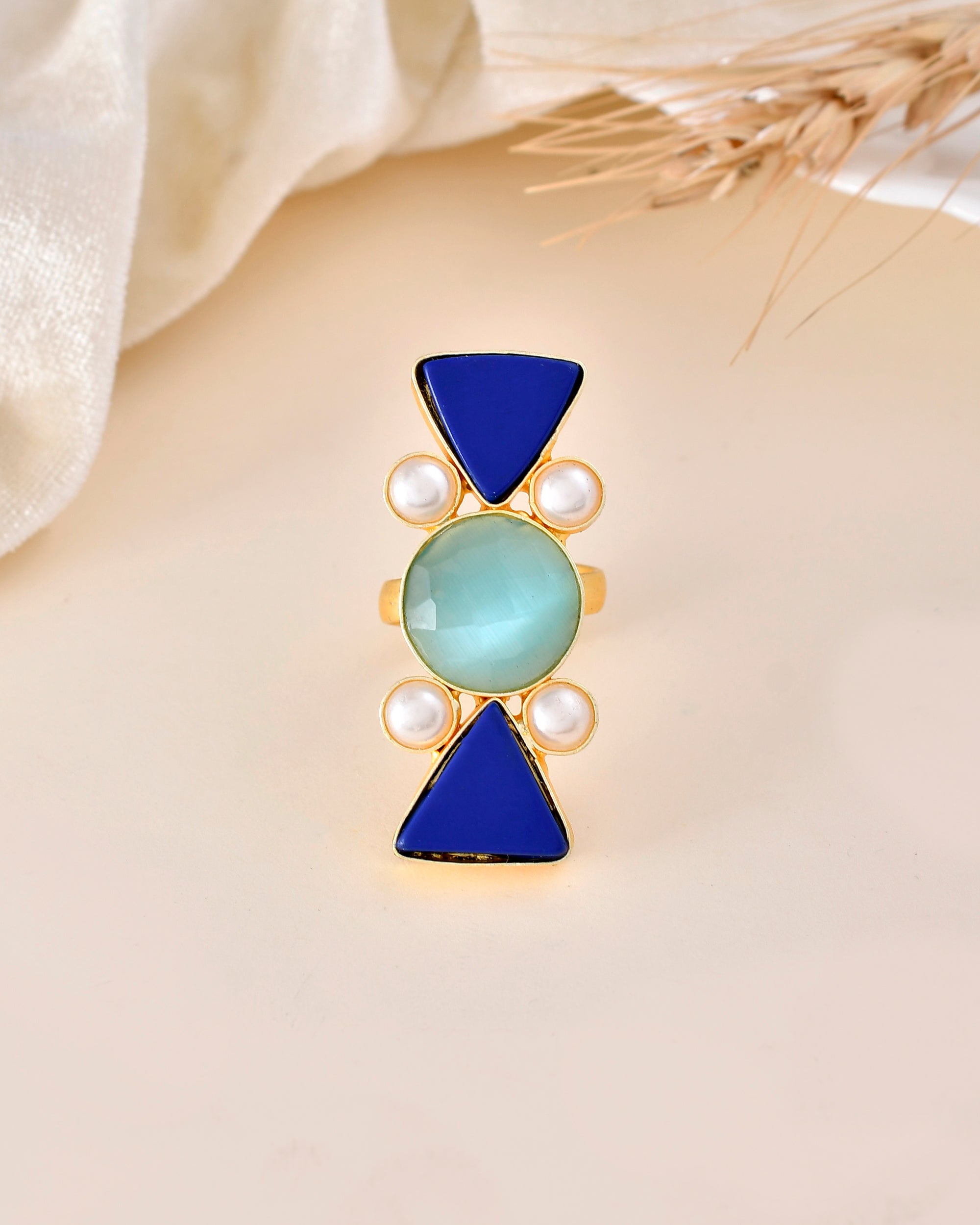 LAPIS LAZULI BHATTI RING